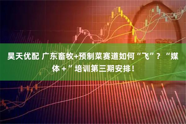 昊天优配 广东畜牧+预制菜赛道如何“飞”？“媒体＋”培训第三期安排！