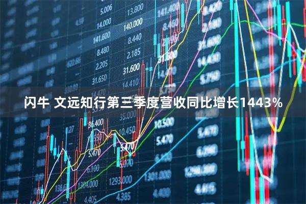 闪牛 文远知行第三季度营收同比增长1443%